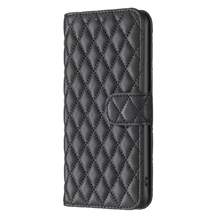 For Honor 90 Lite/X50i Diamond Lattice Wallet Flip Leather Phone Case(Black) - Honor Cases by buy2fix | Online Shopping UK | buy2fix