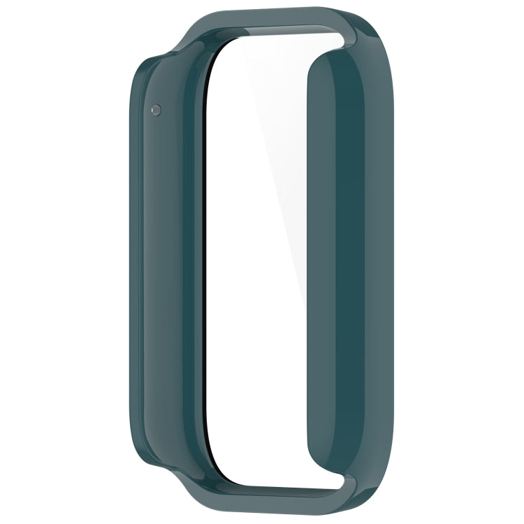 For Xiaomi Mi Band 8 Pro PC + Tempered Glass Film Integrated Watch Protective Case(Pine Green) - Watch Cases by buy2fix | Online Shopping UK | buy2fix