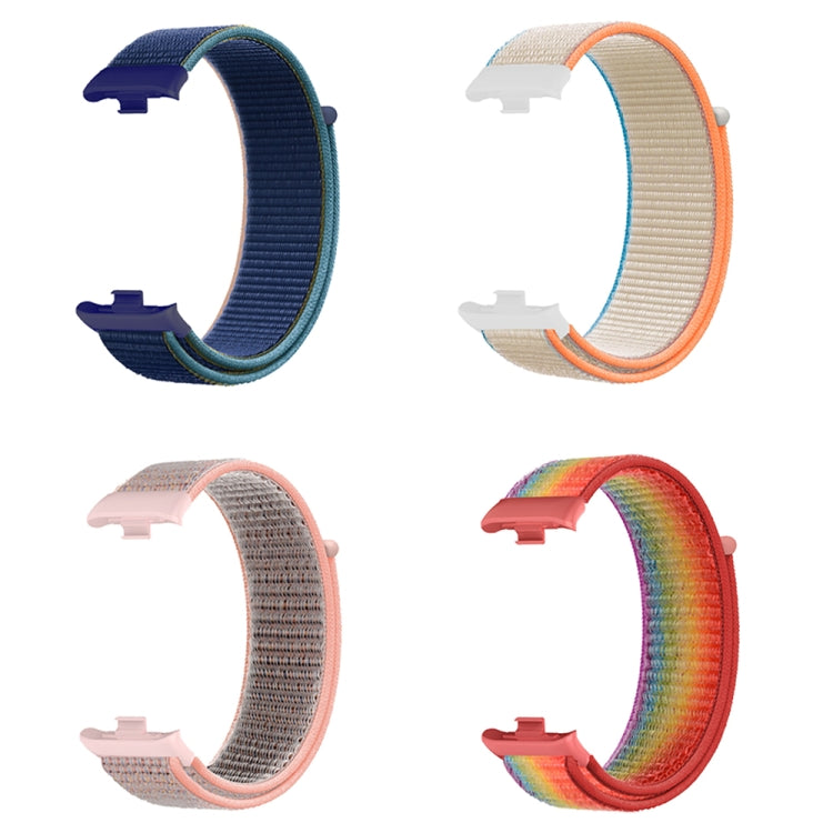 For Xiaomi Mi Band 8 Pro Nylon Loop Watch Band(Rainbow) - Watch Bands by buy2fix | Online Shopping UK | buy2fix
