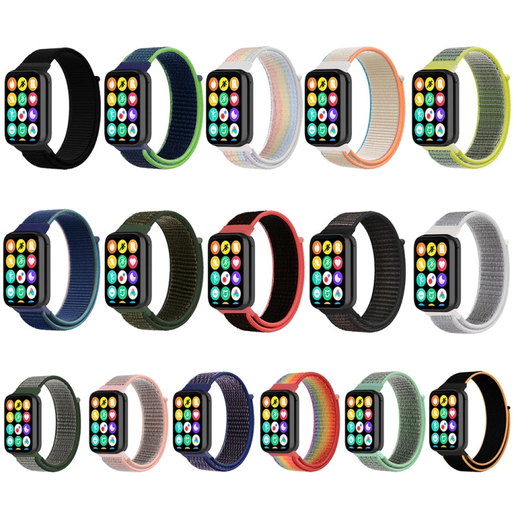 For Xiaomi Mi Band 8 Pro Nylon Loop Watch Band(Dark Black) - Watch Bands by buy2fix | Online Shopping UK | buy2fix