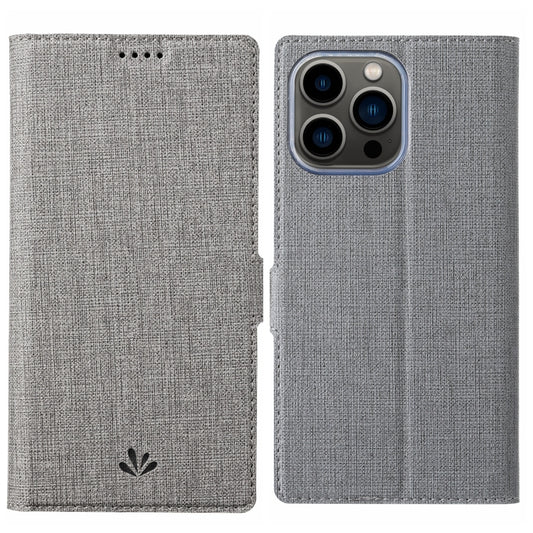 For iPhone 15 Pro Max ViLi K Series Dual-side Buckle Magsafe Leather Phone Case(Grey) - iPhone 15 Pro Max Cases by ViLi | Online Shopping UK | buy2fix