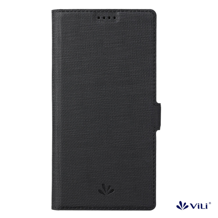 For iPhone 15 Plus ViLi K Series Dual-side Buckle Magsafe Leather Phone Case(Black) - iPhone 15 Plus Cases by ViLi | Online Shopping UK | buy2fix