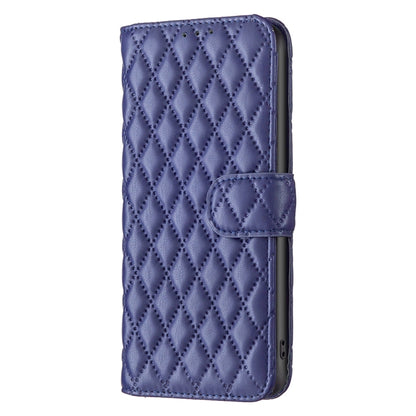 For Xiaomi Redmi Note 13 Pro+ 5G Diamond Lattice Wallet Leather Flip Phone Case(Blue) - Note 13 Pro+ Cases by buy2fix | Online Shopping UK | buy2fix