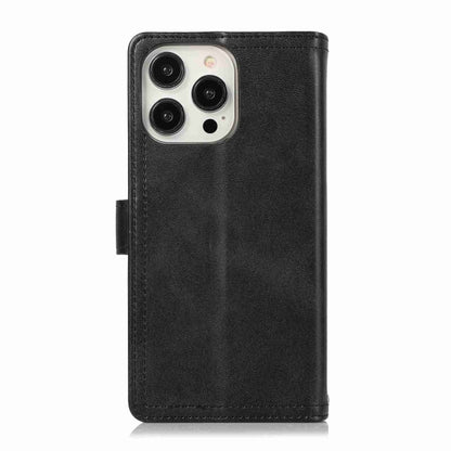 For iPhone 16 Pro Wristband Card Slot Leather Phone Case(Black) - iPhone 16 Pro Cases by buy2fix | Online Shopping UK | buy2fix