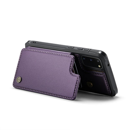 For Samsung Galaxy S20 CaseMe C22 Card Slots Holder RFID Anti-theft Phone Case(Purple) - Galaxy Phone Cases by CaseMe | Online Shopping UK | buy2fix