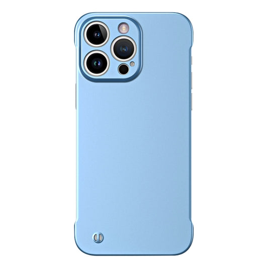 For iPhone 11 Pro Frameless Metallic Paint Hybrid PC Phone Case(Sierra Blue) - iPhone 11 Pro Cases by buy2fix | Online Shopping UK | buy2fix