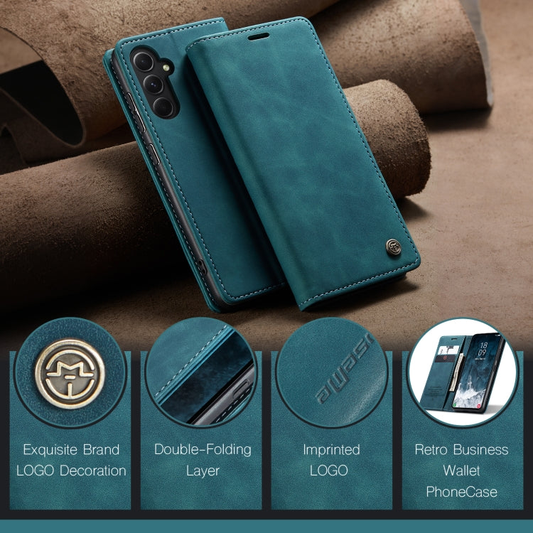 For Samsung Galaxy S23 FE 5G CaseMe 013 Multifunctional Horizontal Flip Leather Phone Case(Blue) - Galaxy S23 FE 5G Cases by CaseMe | Online Shopping UK | buy2fix