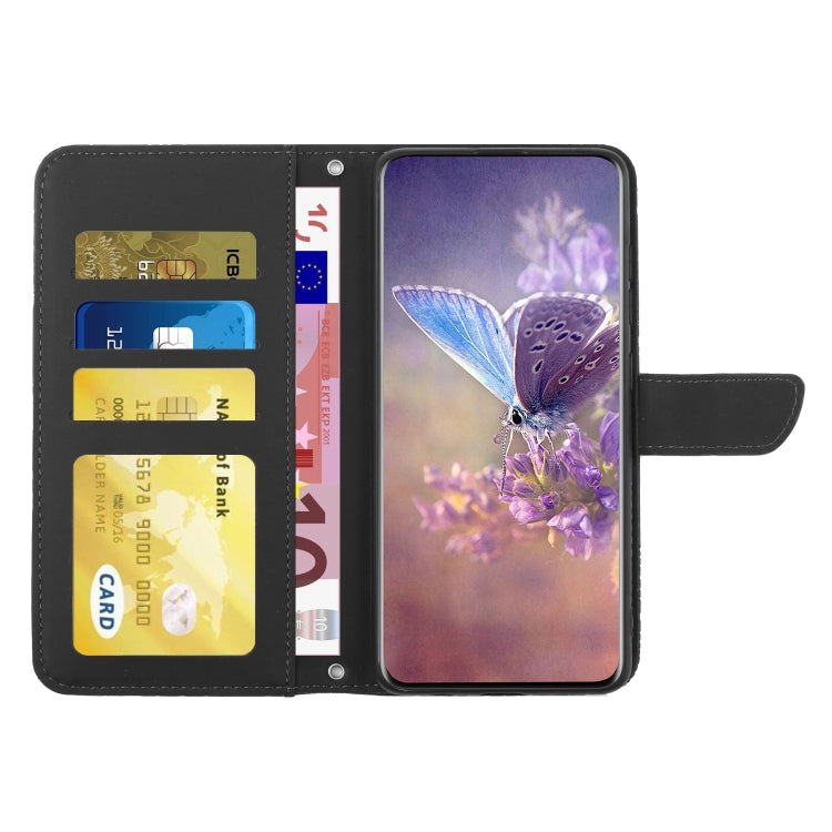 For Google Pixel 9 Pro XL Skin Feel Butterfly Embossed Flip Leather Phone Case(Black) - Google Cases by buy2fix | Online Shopping UK | buy2fix