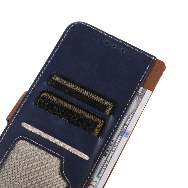 For Xiaomi 14 Ultra Magnetic Crazy Horse Texture Genuine Leather RFID Phone Case(Blue) - 14 Ultra Cases by buy2fix | Online Shopping UK | buy2fix