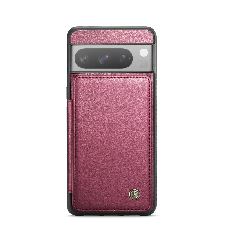 For Google Pixel 8 Pro CaseMe C22 Card Slots Holder RFID Anti-theft Phone Case(Wine Red) - Google Cases by CaseMe | Online Shopping UK | buy2fix