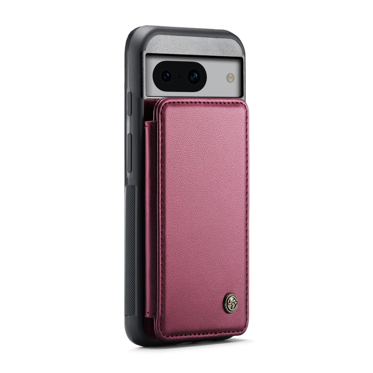 For Google Pixel 8a CaseMe C22 Card Slots Holder RFID Anti-theft Phone Case(Wine Red) - Google Cases by CaseMe | Online Shopping UK | buy2fix