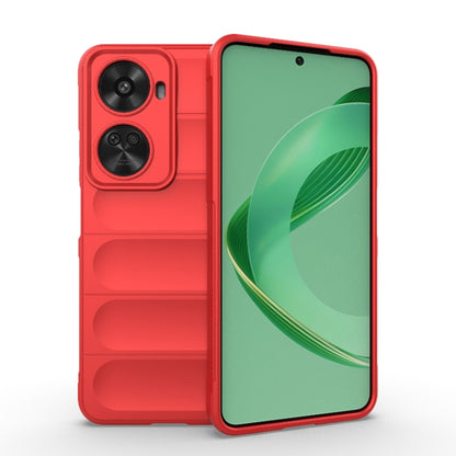 For Huawei nova 11 SE Magic Shield TPU + Flannel Phone Case(Red) - Huawei Cases by buy2fix | Online Shopping UK | buy2fix