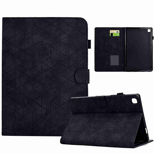 For Samsung Galaxy Tab A7 10.4 2020 T500 Rhombus TPU Smart Leather Tablet Case(Black) - Other Galaxy Tab PC by buy2fix | Online Shopping UK | buy2fix