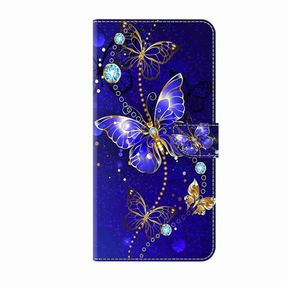 For Samsung Galaxy S24+ 5G Crystal 3D Shockproof Protective Leather Phone Case(Diamond Butterfly) - Galaxy S24+ 5G Cases by buy2fix | Online Shopping UK | buy2fix