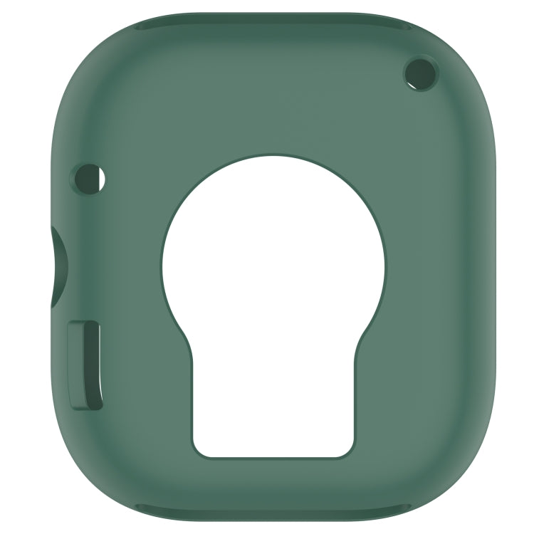 For Redmi Watch 4 Silicone Smart Watch Protective Case(Dark Green) - Watch Cases by buy2fix | Online Shopping UK | buy2fix