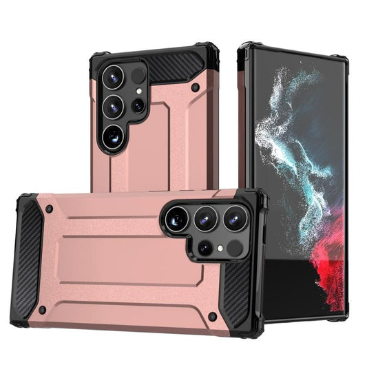 For Samsung Galaxy S25 Ultra 5G Magic Armor TPU Hybrid PC Phone Case(Rose Gold) - Galaxy S25 Ultra 5G Cases by buy2fix | Online Shopping UK | buy2fix