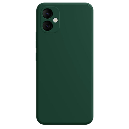 For Samsung Galaxy A05 Imitation Liquid Silicone Phone Case(Dark Green) - Galaxy Phone Cases by buy2fix | Online Shopping UK | buy2fix