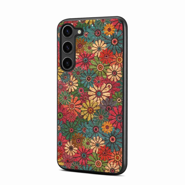 For Samsung Galaxy S23 Ultra 5G Four Seasons Flower Language Series TPU Phone Case(Spring Green) - Galaxy S23 Ultra 5G Cases by buy2fix | Online Shopping UK | buy2fix