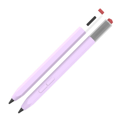 For Xiaomi Inspiration Stylus 1st LOVE MEI Retro Style Silicone Protective Pen Case(Purple) - Pencil Accessories by LOVE MEI | Online Shopping UK | buy2fix