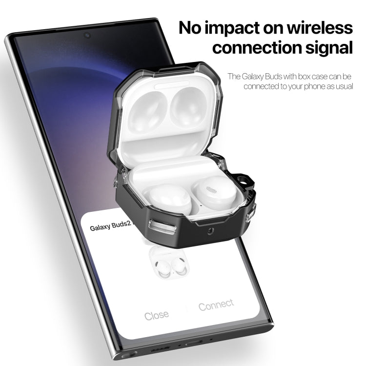 For Samsung Galaxy Buds 2/2 Pro / Buds FE DUX DUCIS SECC Series TPU + PC Wireless Earphones Protective Case(White) - Samsung Earphone Case by DUX DUCIS | Online Shopping UK | buy2fix