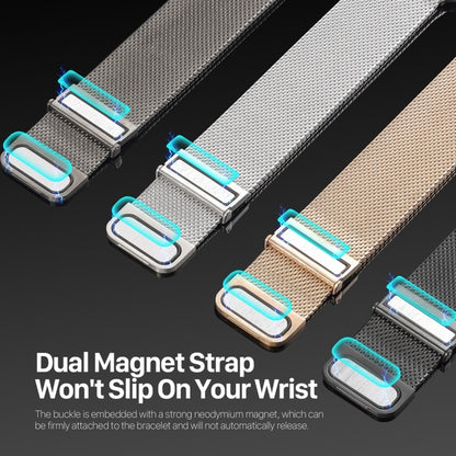 For Apple Watch Series 9 41mm DUX DUCIS Milanese Pro Series Stainless Steel Watch Band(Gold) - Watch Bands by DUX DUCIS | Online Shopping UK | buy2fix