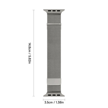 For Apple Watch SE 40mm DUX DUCIS Milanese Pro Series Stainless Steel Watch Band(Graphite) - Watch Bands by DUX DUCIS | Online Shopping UK | buy2fix