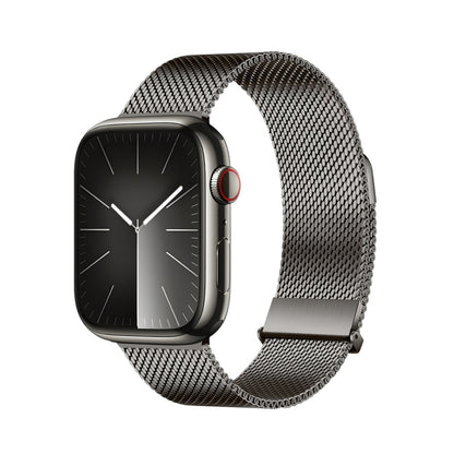 For Apple Watch Series 3 42mm DUX DUCIS Milanese Pro Series Stainless Steel Watch Band(Graphite) - Watch Bands by DUX DUCIS | Online Shopping UK | buy2fix