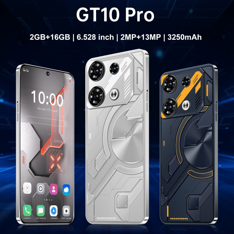 GT10 Pro / ZKU46, 2GB+16GB, 6.528 inch Screen, Face Identification, Android 9.0 MTK6737 Quad Core, Network: 4G, Dual SIM(Silver) -  by buy2fix | Online Shopping UK | buy2fix