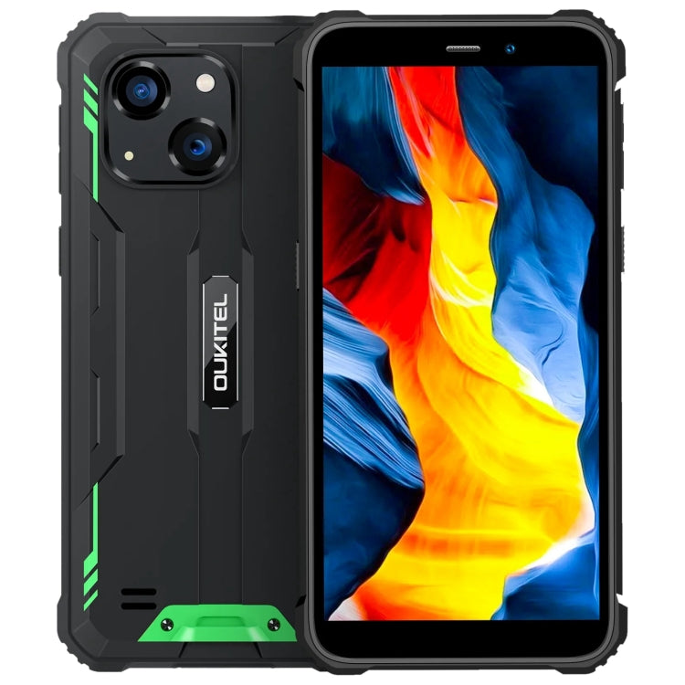 [HK Warehouse] Oukitel WP32, 4GB+128GB, IP68/IP69K, 5.93 inch Android 13 Unisoc Tiger T606 Octa-core, NFC, OTG, Network: 4G(Green) - Other by OUKITEL | Online Shopping UK | buy2fix