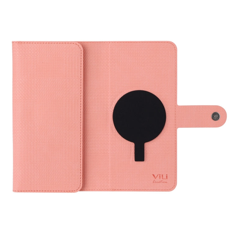 For iPhone 14 Pro ViLi GHA Series Shockproof MagSafe RFID Leather Attraction Horizontal Flip Phone Case(Pink) - iPhone 14 Pro Cases by ViLi | Online Shopping UK | buy2fix