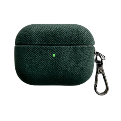 For AirPods 3 Suede Earphone Protective Case(Green) - For AirPods 3 by buy2fix | Online Shopping UK | buy2fix