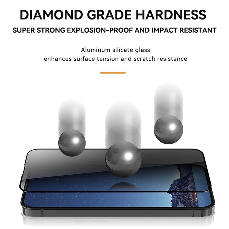 For iPhone 15 Pro Max TGVIS Privacy Protect 2.5D 9H Full-screen Tempered Glass Film - iPhone 15 Pro Max Tempered Glass by TGVIS | Online Shopping UK | buy2fix