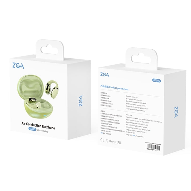 ZGA Symphony GS09S Air Conduction TWS Bluetooth Earphone(White) - TWS Earphone by ZGA | Online Shopping UK | buy2fix