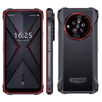 [HK Warehouse] HOTWAV T7 Rugged Phone, 4GB+128GB, 6280mAh, 6.52 inch Android 13 MT8788 Octa Core, Network: 4G, OTG(Red) - Other by HOTWAV | Online Shopping UK | buy2fix