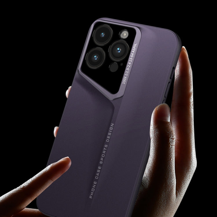 For iPhone 16 GKK Blade Ultra-thin Full Coverage Phone Case(Purple) - iPhone 16 Cases by GKK | Online Shopping UK | buy2fix