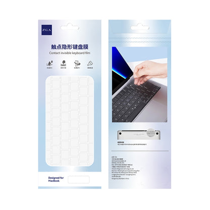 For MacBook Pro 16.2 inch 2021 ZGA Contact Invisible TPU Keyboard Protective Film - Keyboard Protector by ZGA | Online Shopping UK | buy2fix