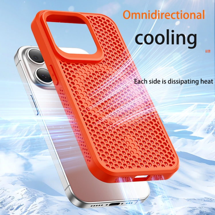 For iPhone 16 MagSafe Magnetic Heat Dissipation Phone Case(Orange) - iPhone 16 Cases by buy2fix | Online Shopping UK | buy2fix