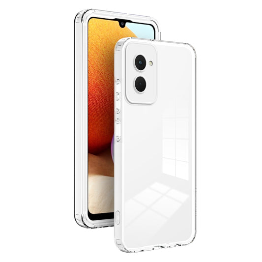 For Motorola Moto G Power 5G 2024 3 in 1 Clear TPU Color PC Frame Phone Case(White) - Motorola Cases by buy2fix | Online Shopping UK | buy2fix