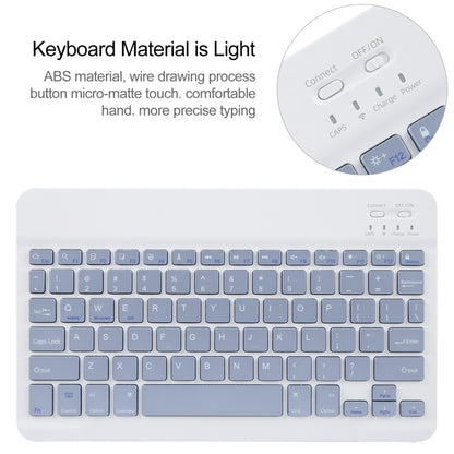 For Huawei MatePad 11 2023 / 2021 Square Button Bluetooth Keyboard Rotatable Holder Leather Case(Lavender Purple) - Huawei Keyboard by buy2fix | Online Shopping UK | buy2fix
