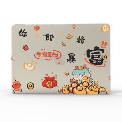 For MacBook Air 13.6 M2 A2681 / M3 A3113 UV Printed Pattern Laptop Frosted Protective Case(DDC-1689) - MacBook Air Cases by buy2fix | Online Shopping UK | buy2fix