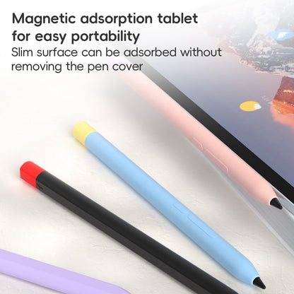 For Xiaomi Focus Pen III Stylus Pen Contrast Color Silicone Protective Case(Pink) - Pencil Accessories by buy2fix | Online Shopping UK | buy2fix