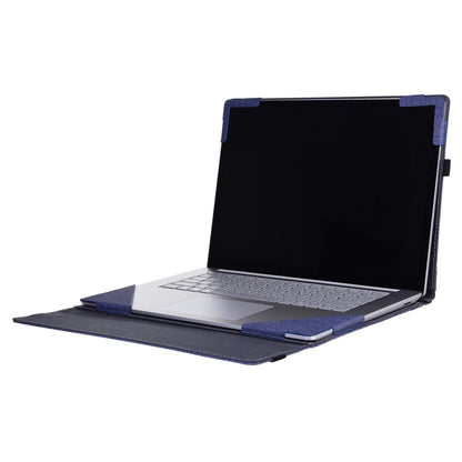 For Lenovo ThinkPad X1 Carbon Gen 7 Cloth Texture Laptop Leather Protective Case(Deep Blue) - Other by buy2fix | Online Shopping UK | buy2fix