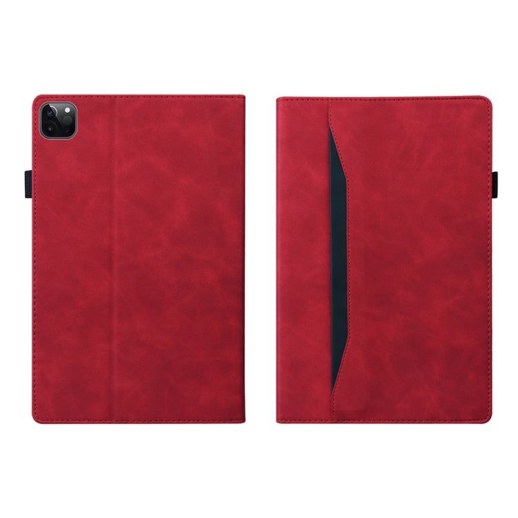 For iPad Pro 13 2024 Splicing Shockproof Leather Tablet Case(Red) - iPad Pro 13 2024 Cases by buy2fix | Online Shopping UK | buy2fix