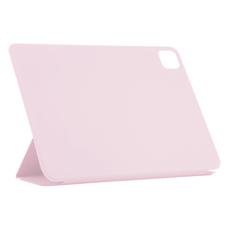 For iPad Pro 13 2024 Double-sided Clip Non-buckle Magnetic PU Smart Tablet Case(Pink) - iPad Air 13 2024 Cases by buy2fix | Online Shopping UK | buy2fix