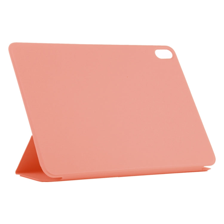 For iPad Air 11 2024 Double-sided Clip Non-buckle Magnetic PU Smart Tablet Case(Orange) - iPad Air 11 2024 Cases by buy2fix | Online Shopping UK | buy2fix