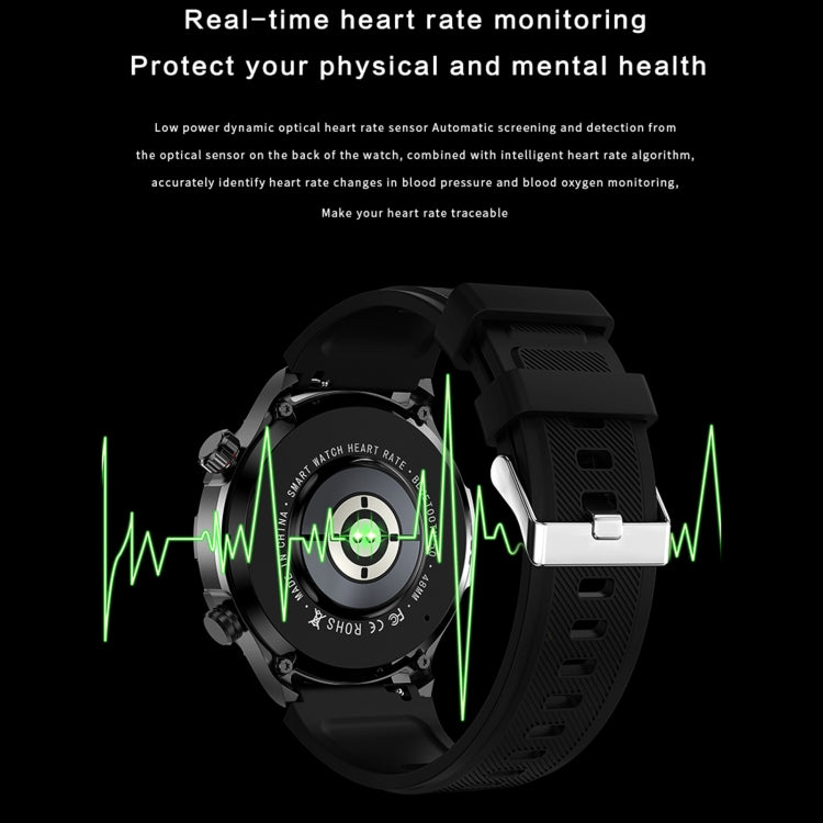 DK67 1.53 inch IP67 BT 5.0 Fitness Sport Smart Watch, Support Bluetooth Call / Sleep / Blood Oxygen / Heart Rate / Blood Pressure Health Monitor(Black) - Smart Watches by buy2fix | Online Shopping UK | buy2fix