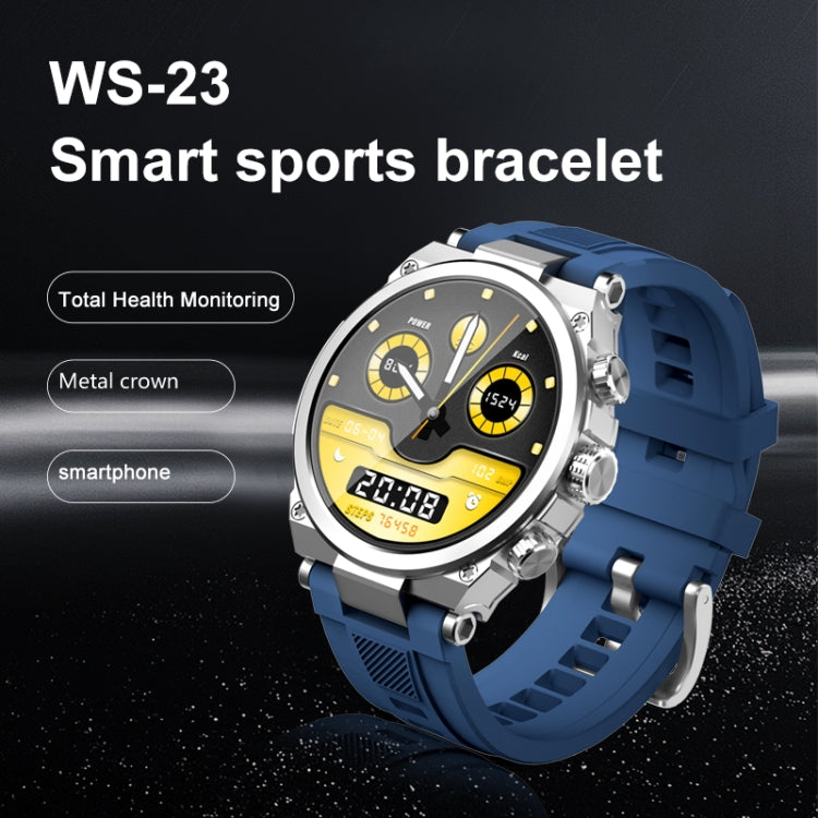 WS-23 1.52 inch IP67 Sport Smart Watch, Support Bluetooth Call / Sleep / Blood Oxygen / Heart Rate / Blood Pressure Health Monitor(Rose Gold+Orange) - Smart Watches by buy2fix | Online Shopping UK | buy2fix