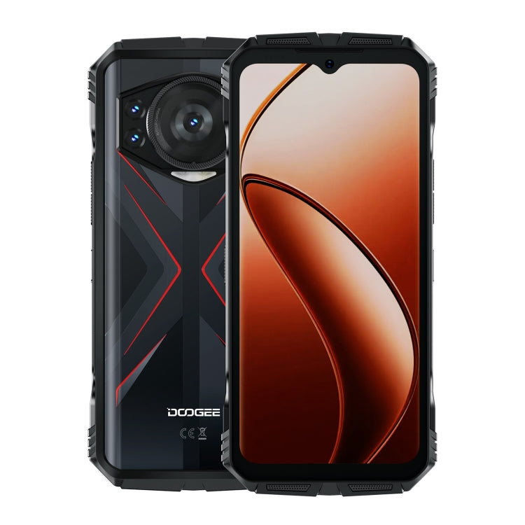 [HK Warehouse] DOOGEE S118 Rugged Phone, 8GB+512GB, 6.58 inch Android 14 MediaTek Helio G99 Octa Core, Network: 4G, OTG, NFC(Black Red) - DOOGEE by DOOGEE | Online Shopping UK | buy2fix