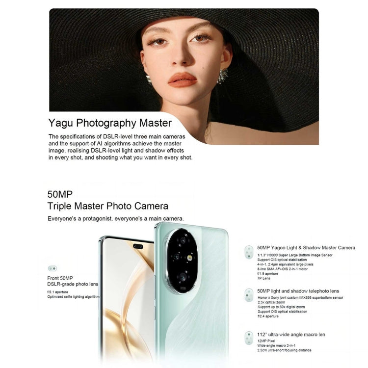 Honor 200 Pro, 16GB+512GB, Screen Fingerprint Identification, 6.78 inch MagicOS 8.0 Snapdragon 8s Gen 3 Octa Core, Network: 5G, NFC, OTG(Pink) - Honor by Huawei | Online Shopping UK | buy2fix