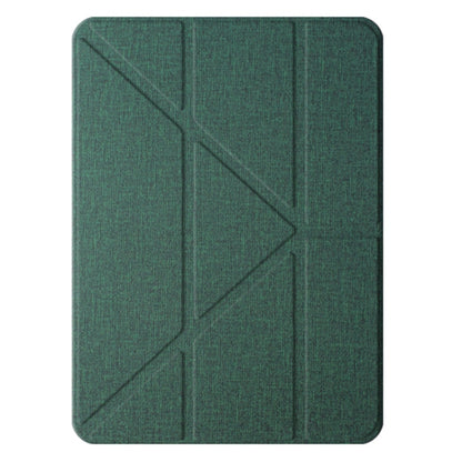 For iPad Pro 11 2024 Mutural Multi-fold Smart Leather Tablet Case(Green) - iPad Pro 11 2024 Cases by Mutural | Online Shopping UK | buy2fix